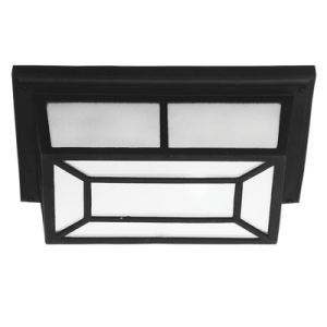 Bright Star BH2080 Black Die Cast Aluminium with Frosted Glass Outdoor – main view