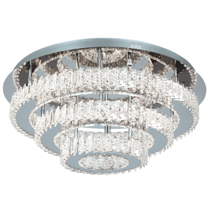 Bright Star CF056 Stainless Steel Ceiling Fitting with K9 Crystals – main view