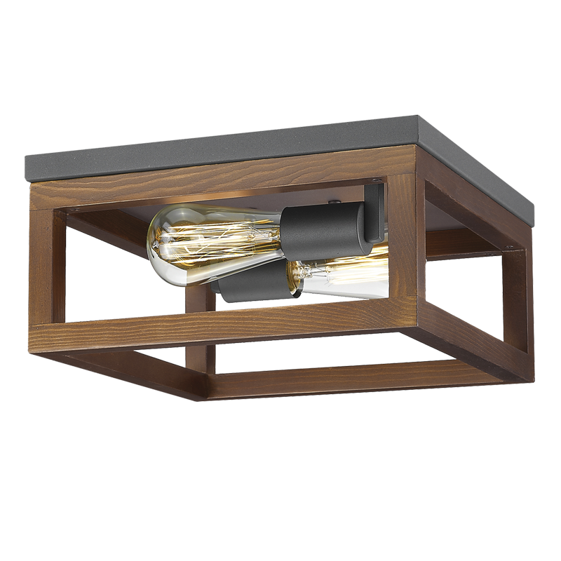 Bright Star CF441 Bk/Wood Metal and Wood Ceiling Fitting – main view