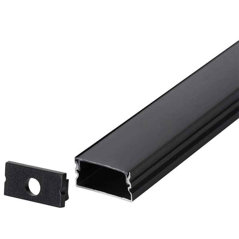 Bright Star HVS430 Black 3m Surface LED Strip Profile – main view