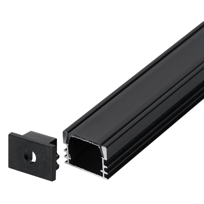 Bright Star HVS433 Black 3m Slim Surface LED Strip Profile – main view