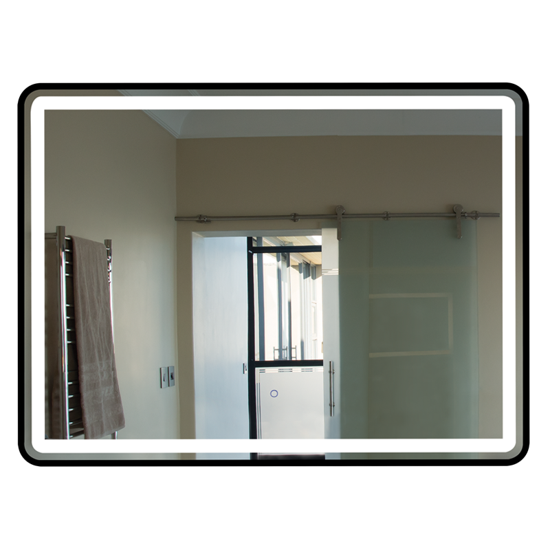 Bright Star ML059 Rectangular Black Mirror, IP44 – main view