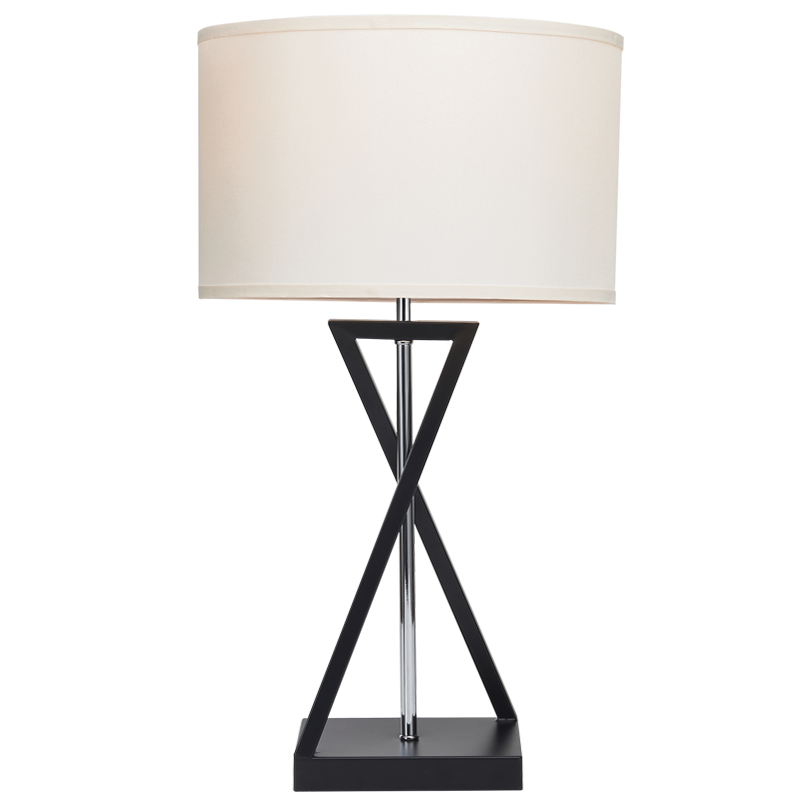 Bright Star TL695 Black Metal and Polished Chrome Centre Rod – main view