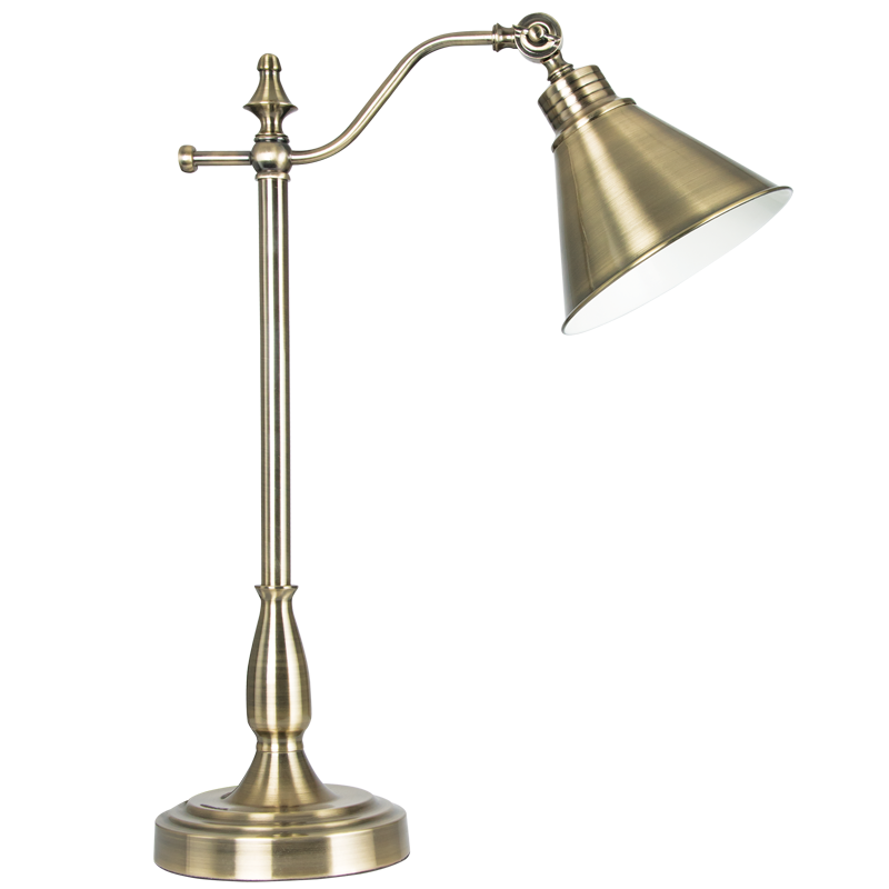 Bright Star TL820 Antique Brass Table Lamp – main view
