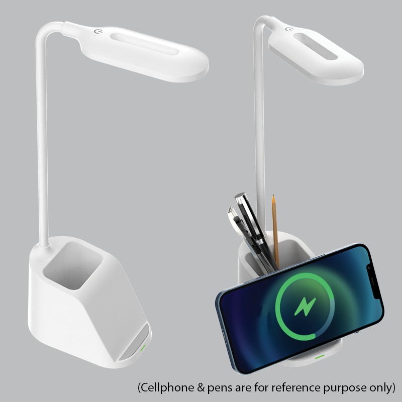 Bright Star TL825 White LED Table Lamp with Wireless Charging, Type C – main view
