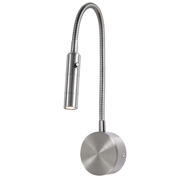 Bright Star WB217 Metal LED Wall Light with Flexible Arm and Switch – view 2