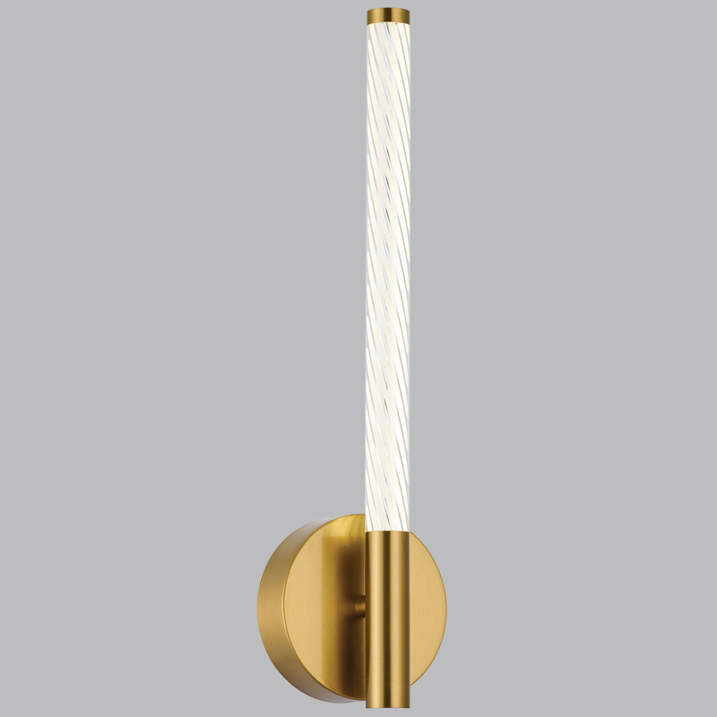 Bright Star WB225/1 Gold Metal LED Wall Light – main view