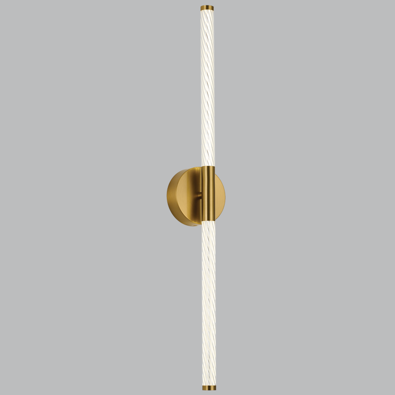 Bright Star WB226/2 Gold Metal LED Wall Light – main view