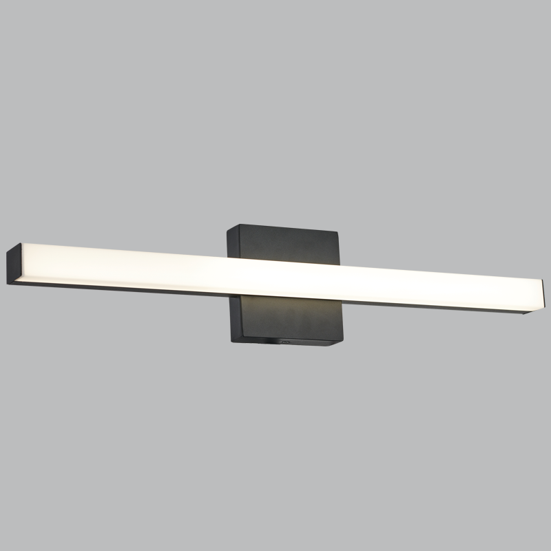 Bright Star WB227 Sandy Black Metal LED Wall Fitting – main view