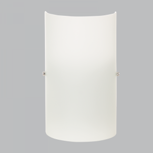 Bright Star WB271 White Metal and Glass Wall Bracket with Polished – main view