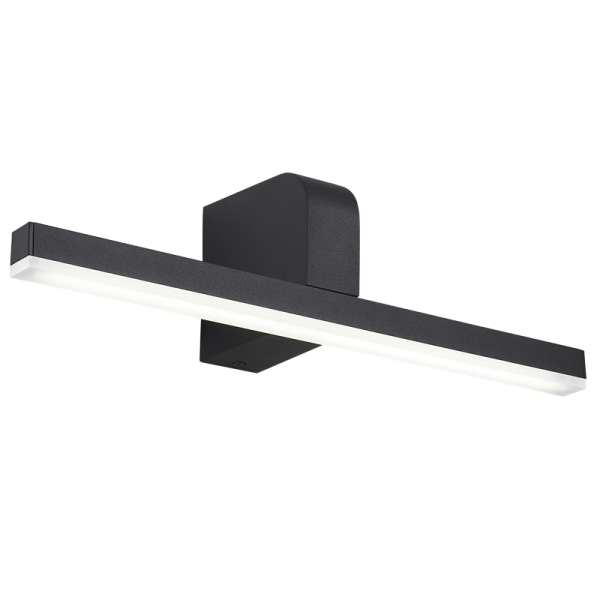 Bright Star WB272 Black LED, 201 Stainless Steel Bathroom Mirror Light – main view