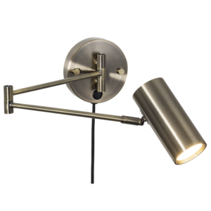 Bright Star WB370 Satin Brass Metal Wall Bracket with Moveable Arms – view 2