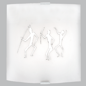 Bright Star WB9003 Glass Wall Bracket with Satin Chrome Clips – main view