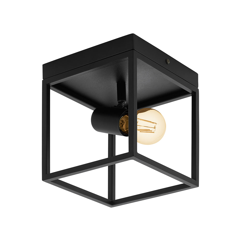 Eglo Silentina Black Ceiling Light E27 – 1 Light