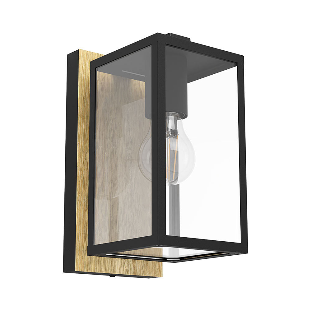 Eurolux O643 Budrone Outdoor Wall Light Black E27 1x40W – main view