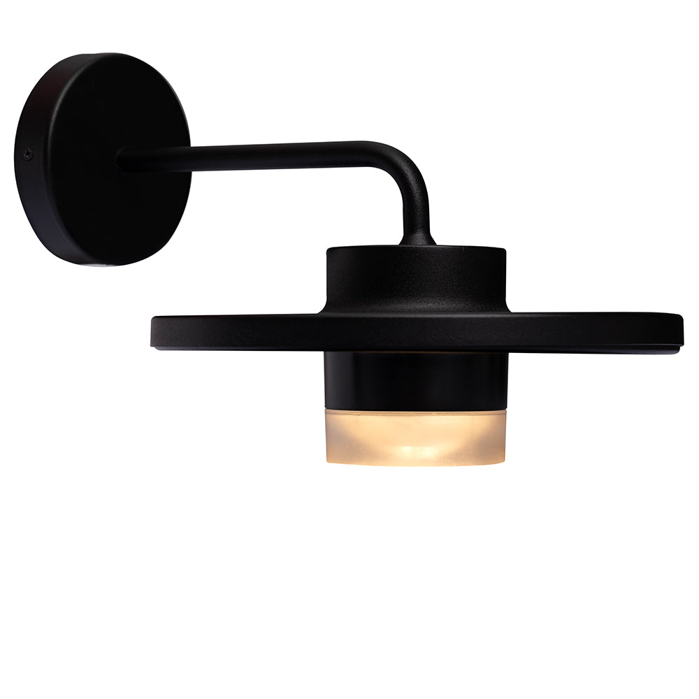 Eurolux O653 Plato 1-Light Outdoor Wall Light Black LED 7W 3000K – main view