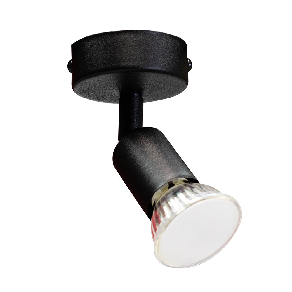 Eurolux S421B Buzz 1-Light Spot Light Black LED GU10 – main view
