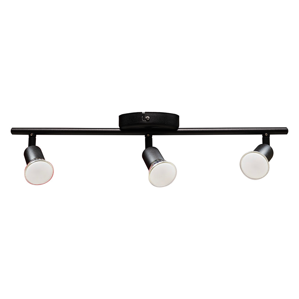 Eurolux S430B Buzz 3-Light Spot Light Black LED GU10 – main view