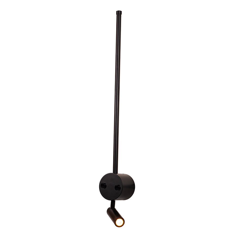 Eurolux W668 Backlit & Swivel Wall Light Black LED 6W+2.5W – main view
