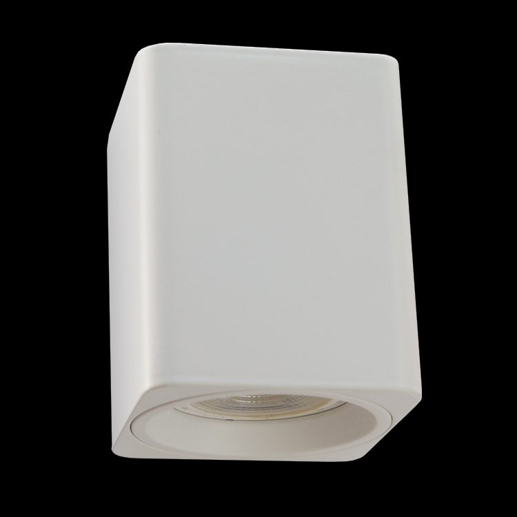 K.Light 1xGU10 Black Surface Mounted Square Downlight – view 2