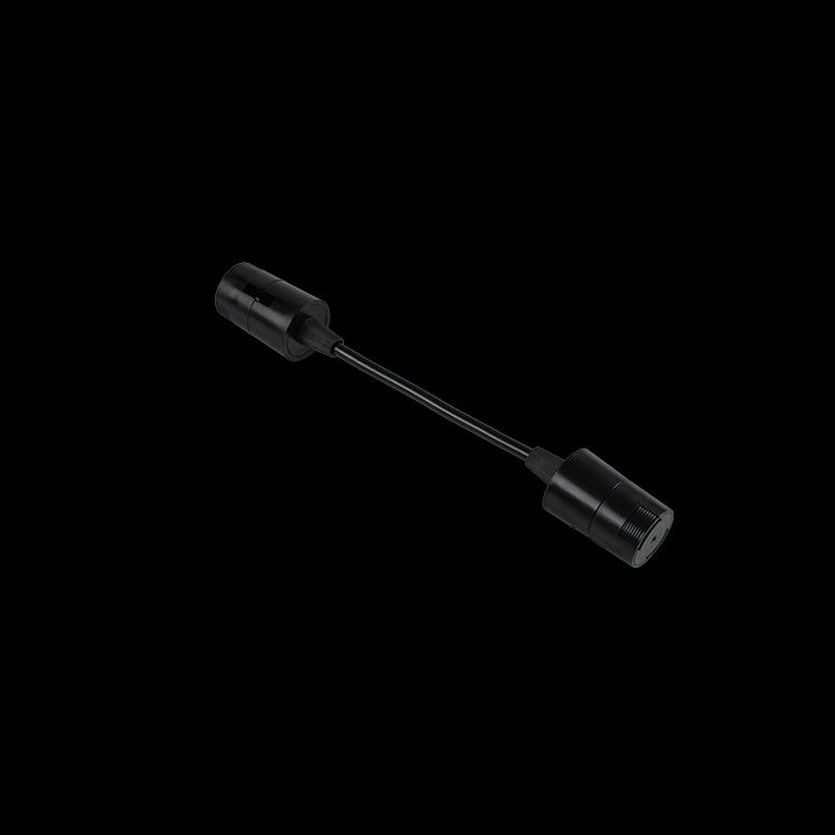 K.Light Black Flexible Track Double Head Connector – main view