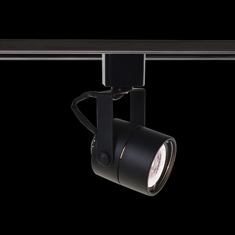 K.Light Black Round Spot Light for 3 Wire Track – main view