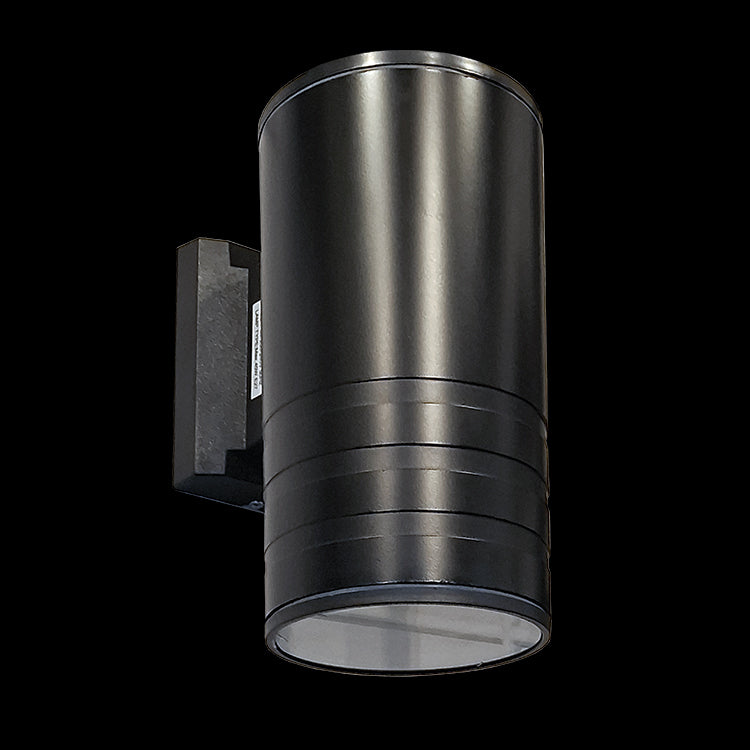 K.Light Black Round Up or Down Coastal Garden Light – main view
