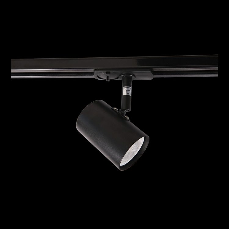 K.Light Black Spot Light for 3 Wire Track (Recessed Adaptor) – main view