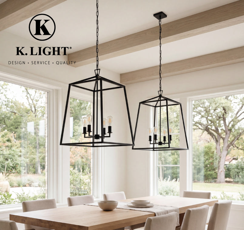 K.Light Black XL Inverted Pentagon Ranch Pendant – view 2