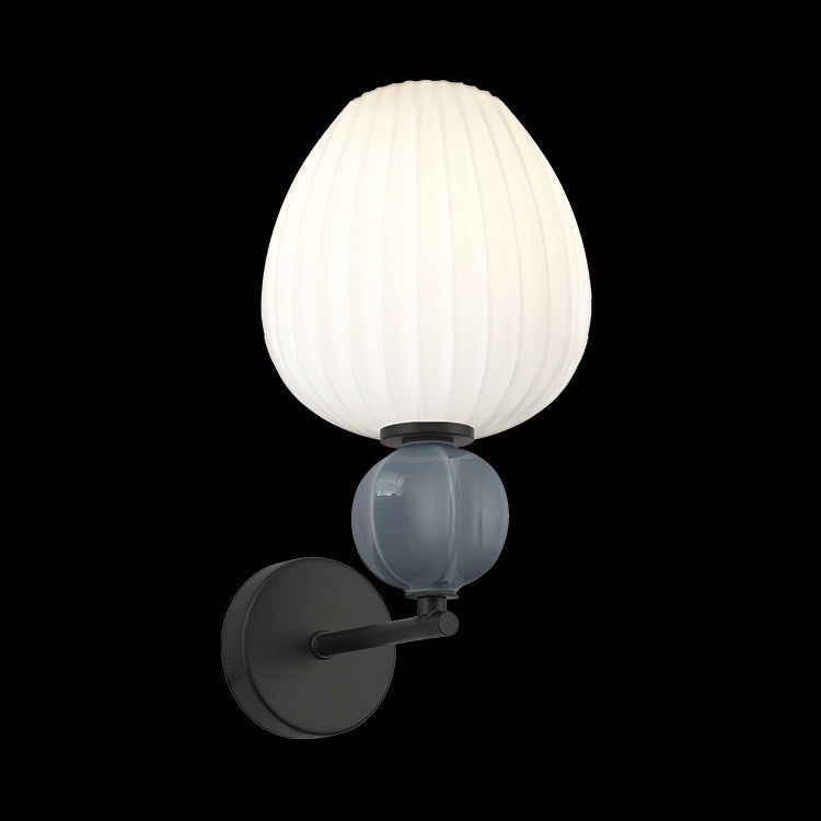 K.Light Ceramic Opal/Grey Wall Light – main view