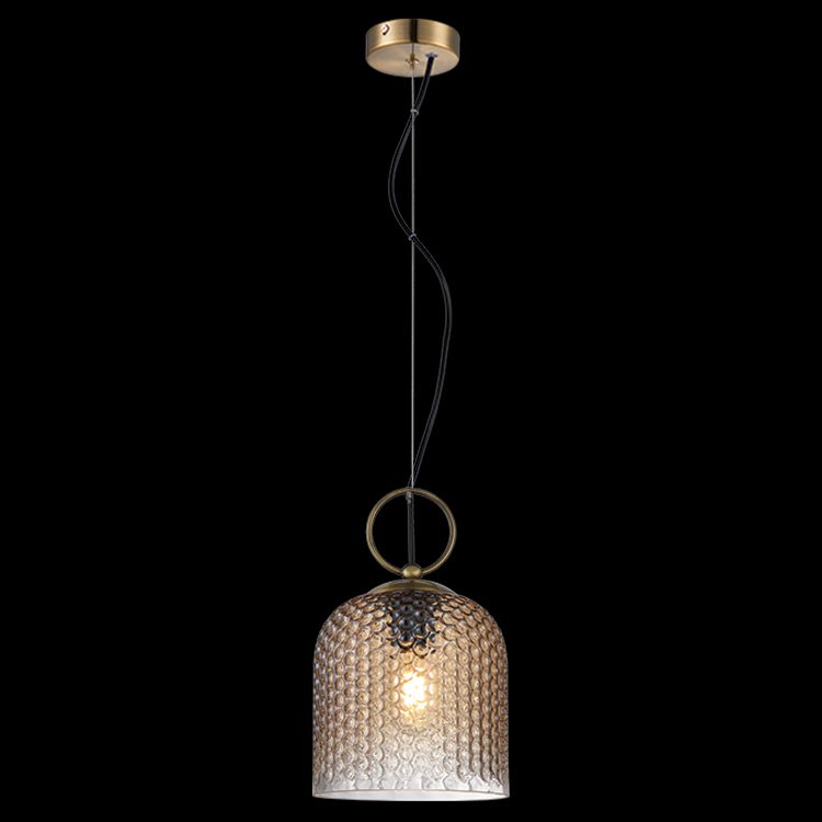 K.Light Chestnut Glass Pendant, Amber – main view