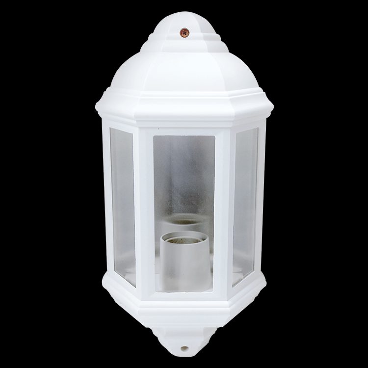 K.Light Coastal Polypropylene Half Lantern Wall Light – view 3