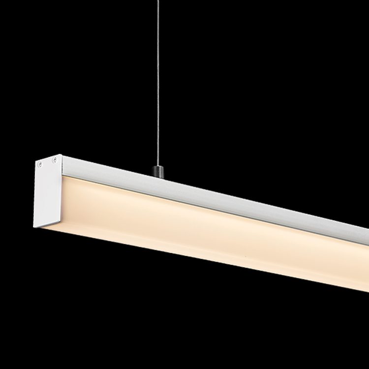 K.Light Complete 1 Meter Aluminium Pendant with High Polycarbonate – main view