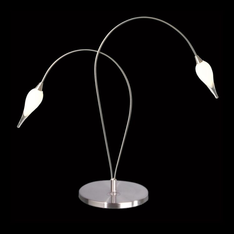 K.Light G4 Bi-Pin Drop Glass Table Lamp with Hand Dimmer – main view