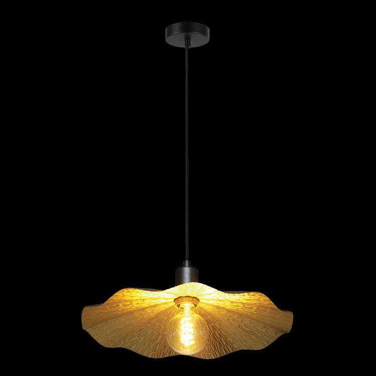 K.Light Gold & Black 22cm Golden Flower Pendant – view 2