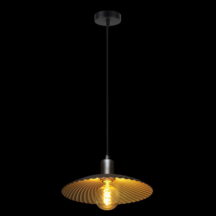 K.Light Gold & Black 22cm Golden Shell Pendant – view 2