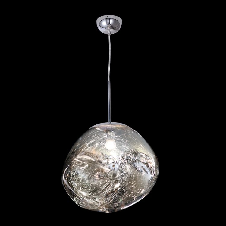 K.Light Large Chrome Molten Pendant – main view