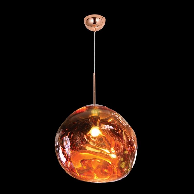 K.Light Large Chrome Molten Pendant – view 2