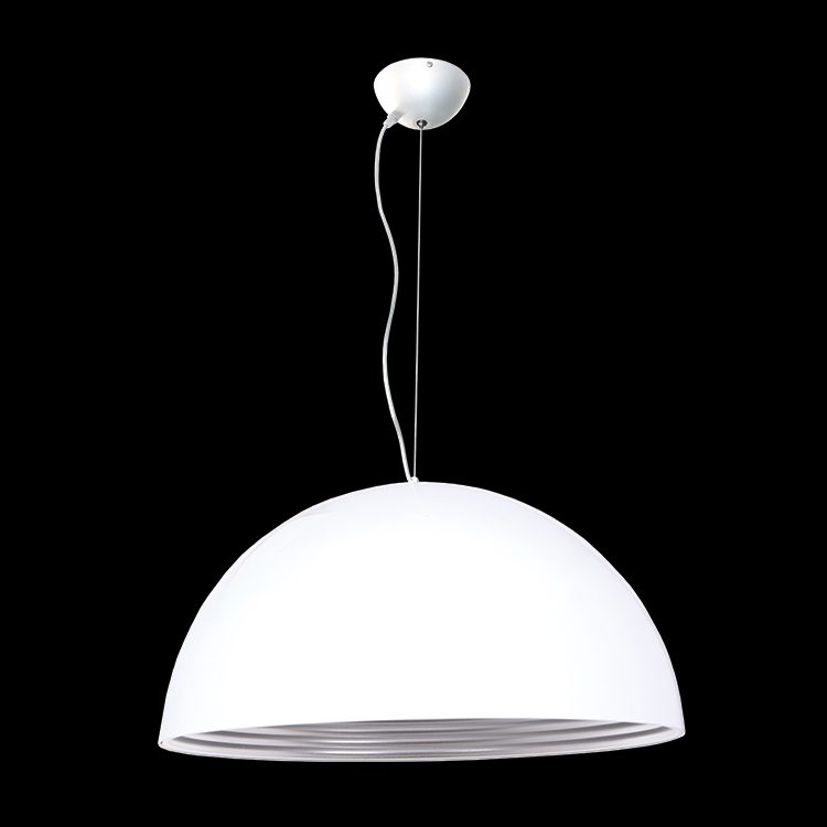 K.Light Large Dome Metal Pendant, Black & Gold – view 2
