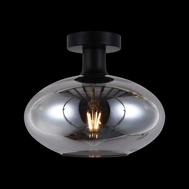 K.Light Large Glass Orb Ceiling Light – view 3