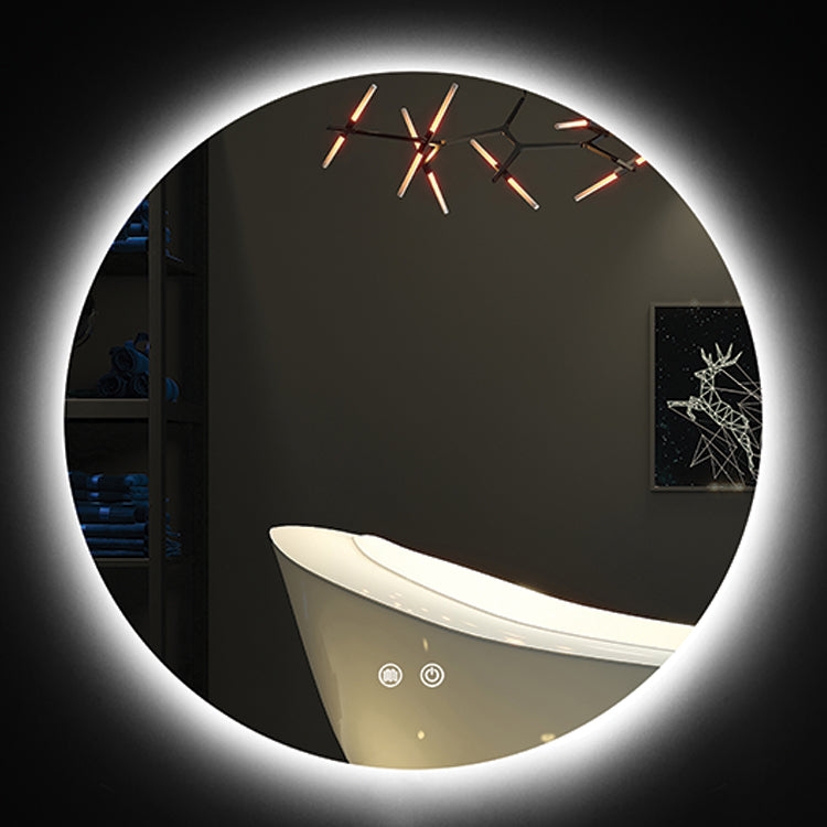 K.Light LED 89 cm Round Mirror – main view