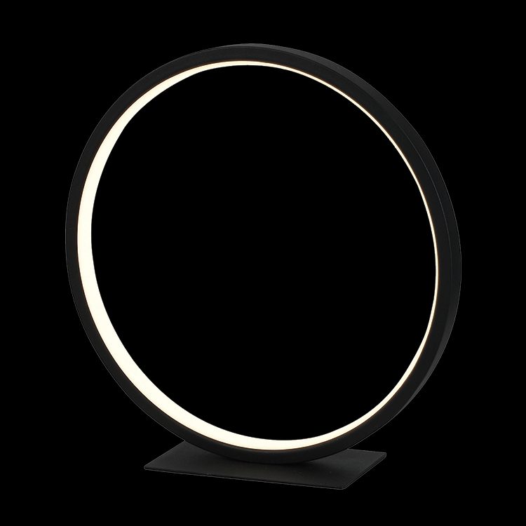 K.Light LED Black Ring Table Lamp – main view
