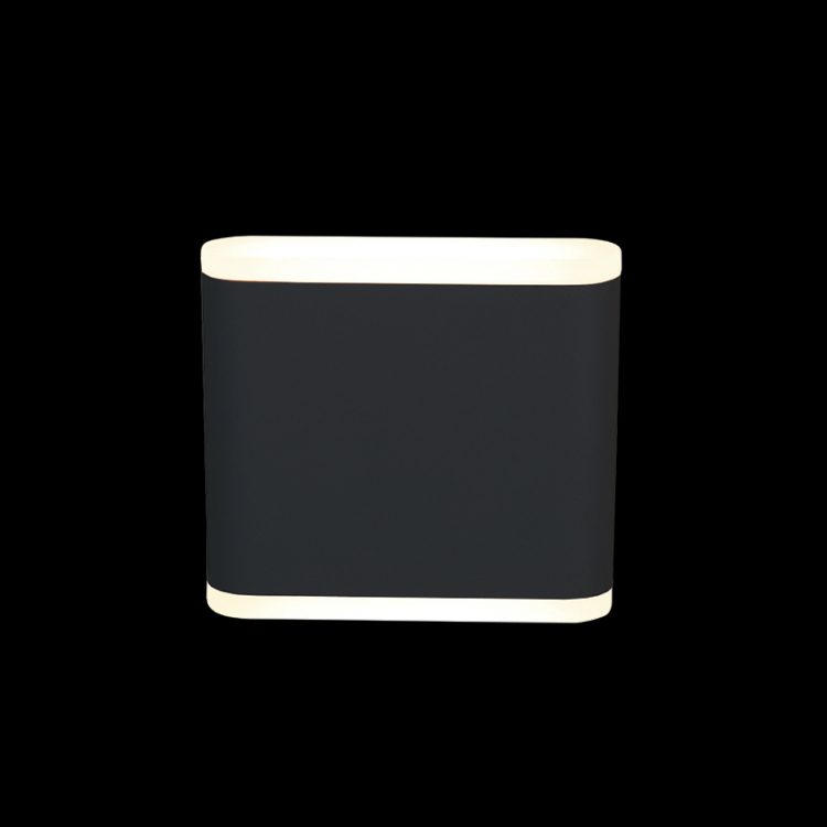 K.Light LED COB Black Small Slim Wall Light – main view