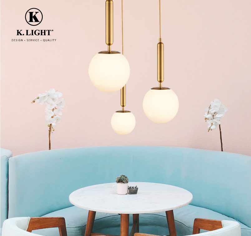 K.Light LED Fizz Pop 15cm Opal Glass Pendant, Bulb Incl. – view 2