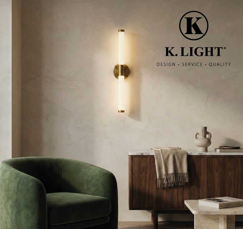 K.Light LED Golden Wand Wall Light – view 2