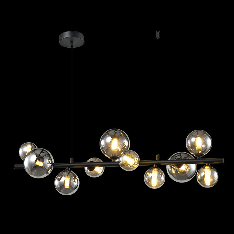 K.Light LED Large Horizontal Bubble Glass Pendant – main view