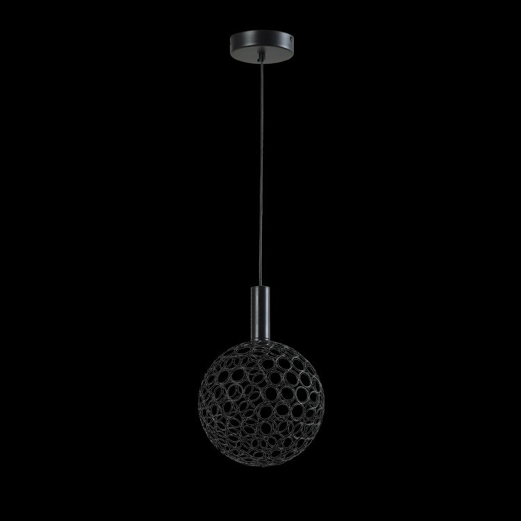 K.Light LED Medium Round Metal Ring Pendant – main view