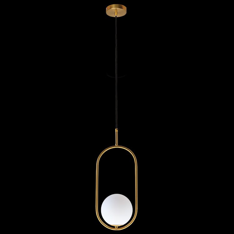 K.Light LED, Short Luna Charcoal Black Pendant – view 2