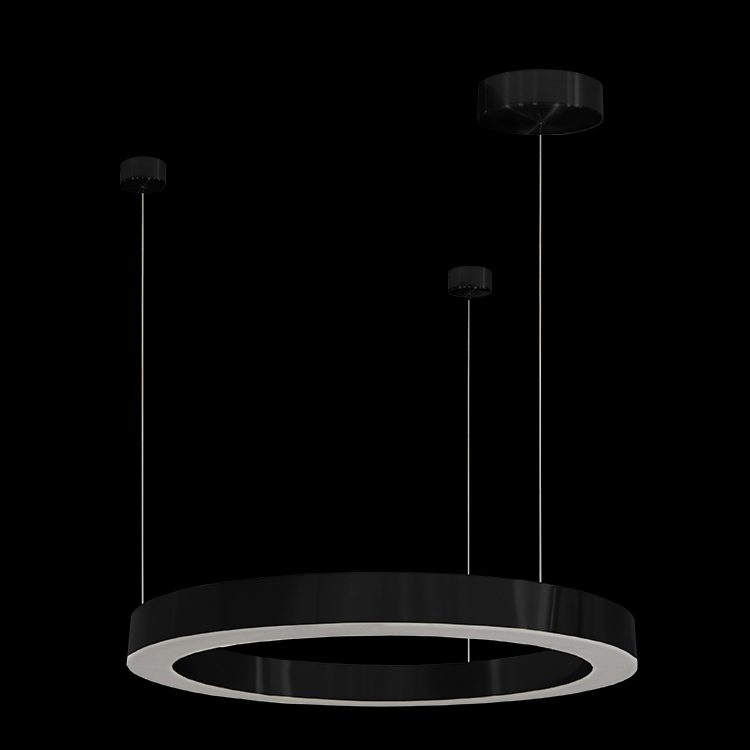 K.Light LED SMD 50cm Black Halo Pendant – view 3