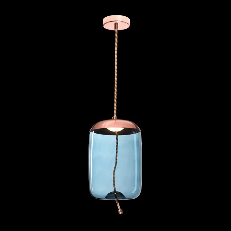 K.Light LED SMD Bee Hive Gold & Rope Pendant – main view